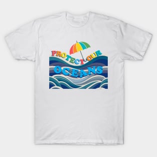 Protect our Oceans: Advocating Marine Conservation T-Shirt